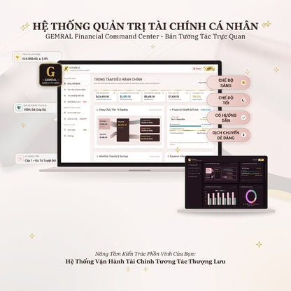 Công Cụ Quản Lý Tài Chính Cá Nhân GEMRAL, Quản Lý Nợ, Tích Lũy Quỹ & Tự Do Tài Chính FIRE