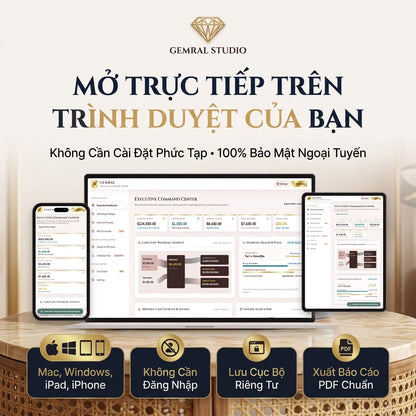 Công Cụ Quản Lý Tài Chính Cá Nhân GEMRAL, Quản Lý Nợ, Tích Lũy Quỹ & Tự Do Tài Chính FIRE