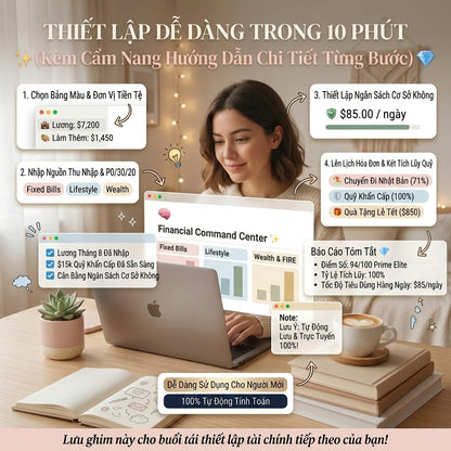 Công Cụ Quản Lý Tài Chính Cá Nhân GEMRAL, Quản Lý Nợ, Tích Lũy Quỹ & Tự Do Tài Chính FIRE