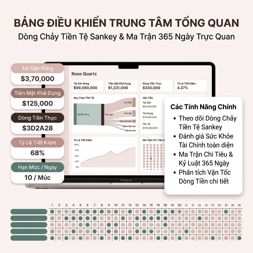 Công Cụ Quản Lý Tài Chính Cá Nhân GEMRAL, Quản Lý Nợ, Tích Lũy Quỹ & Tự Do Tài Chính FIRE