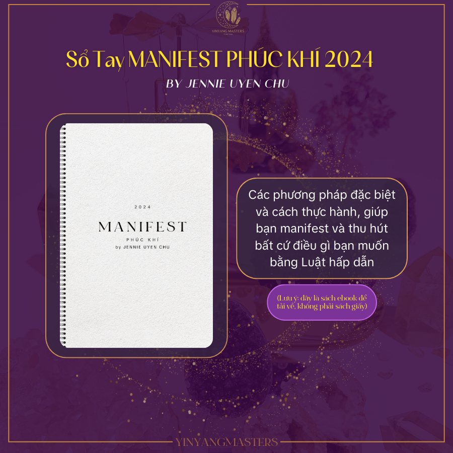 Sổ Tay MANIFEST PHÚC KHÍ 2024 [ebook] BY JENNIE UYEN CHU