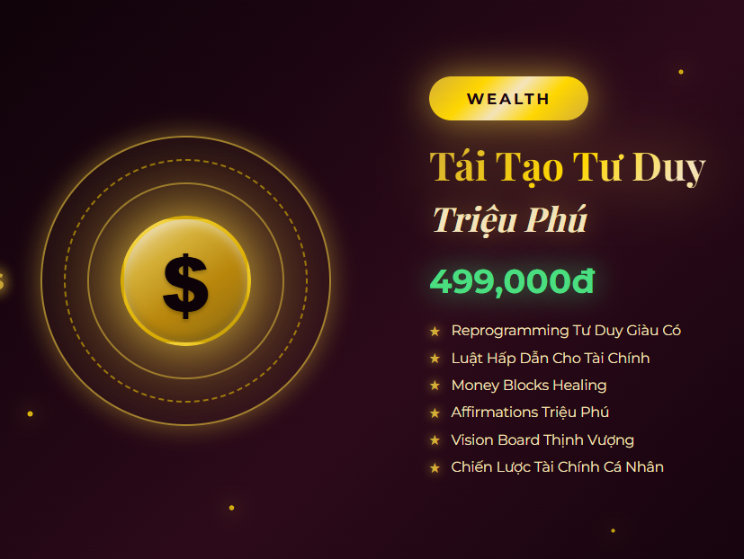 Khóa học TÁI TẠO Tư DUY TRIỆU PHÚ