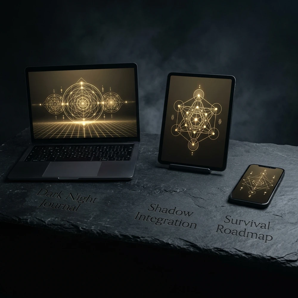 Dark Night of the Soul Metaphysical Transformation and Shadow Work Matrix
